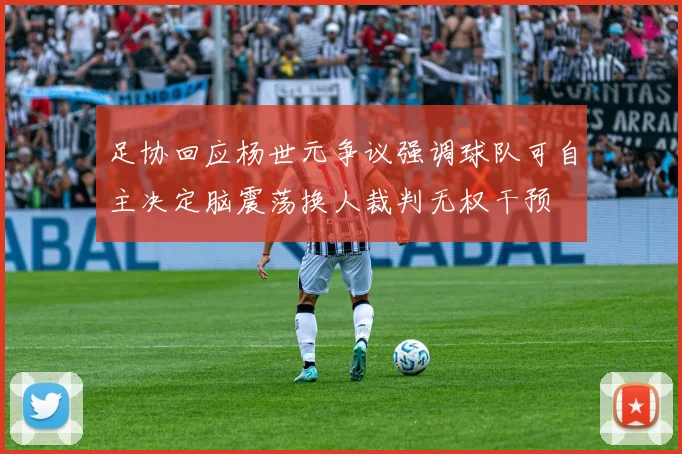 足协回应杨世元争议强调球队可自主决定脑震荡换人裁判无权干预